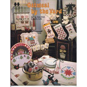 Vintage Cross Stitch Patterns, Oatmeal by the Yard VAC 301, Vanessa Ann 1982